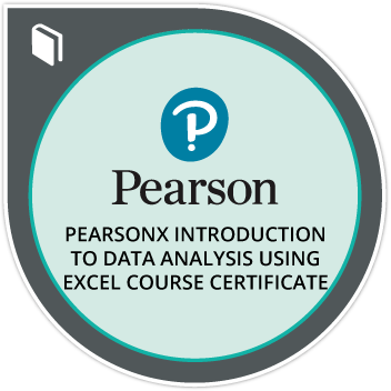 pearsonx microsoft introduction to data analysis using excel course