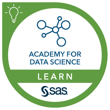 SAS Academy for Data Science: Text Analytics, Time Series, Experimentation, and Optimization
